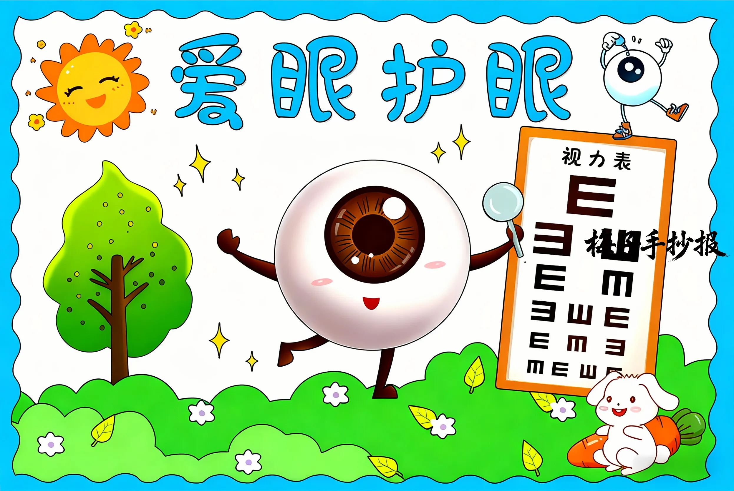 爱眼护眼手抄报