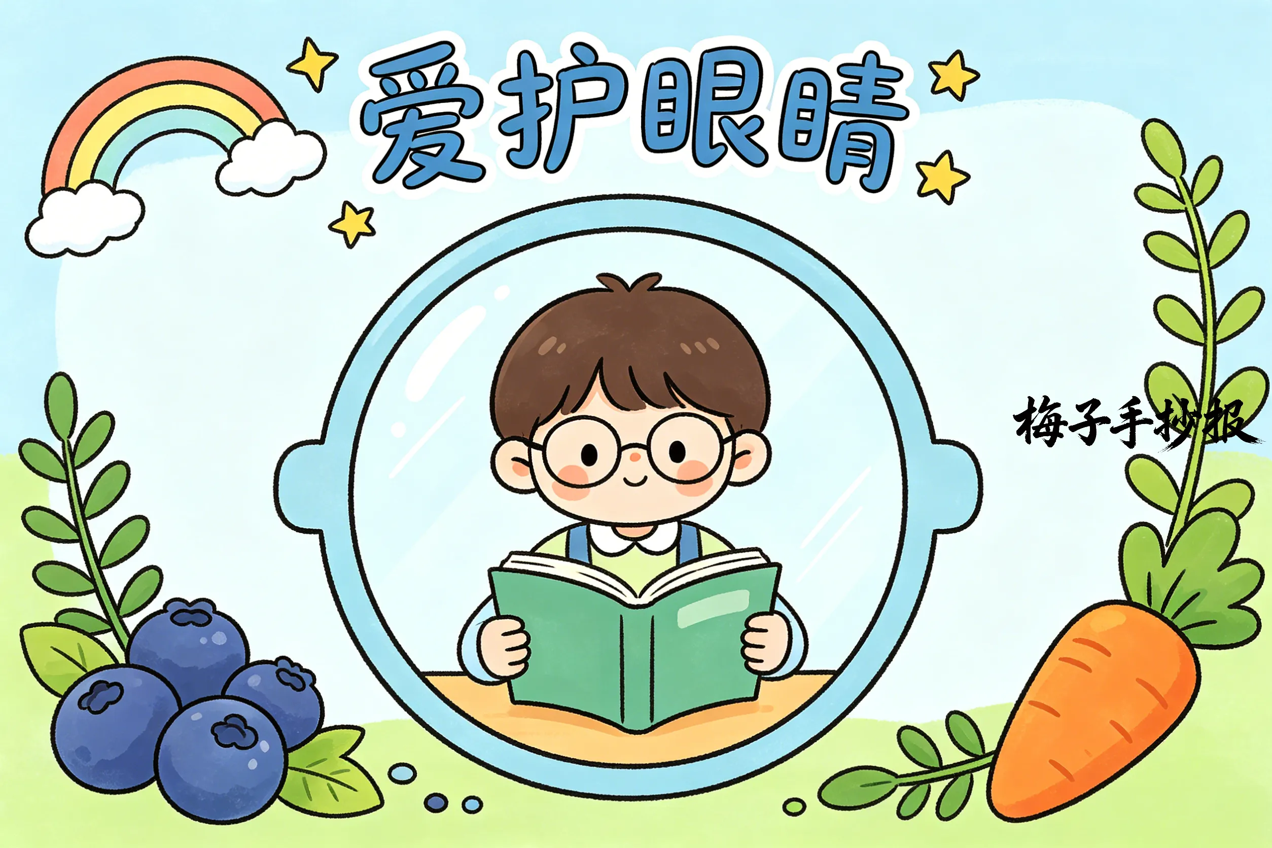 爱眼护眼手抄报