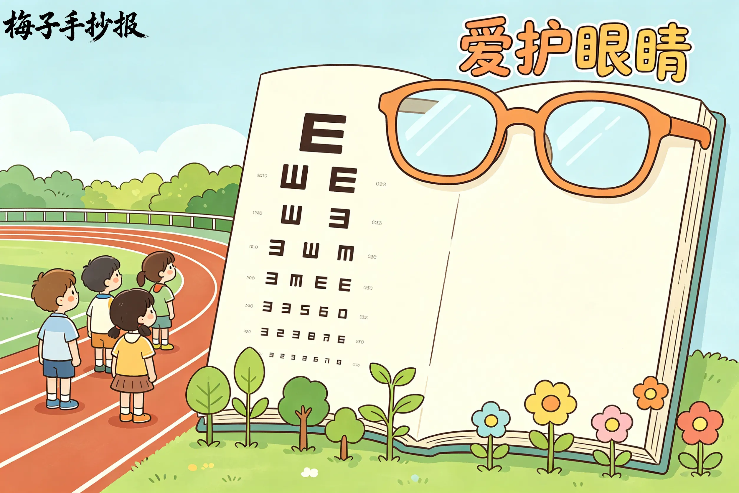 爱眼护眼手抄报