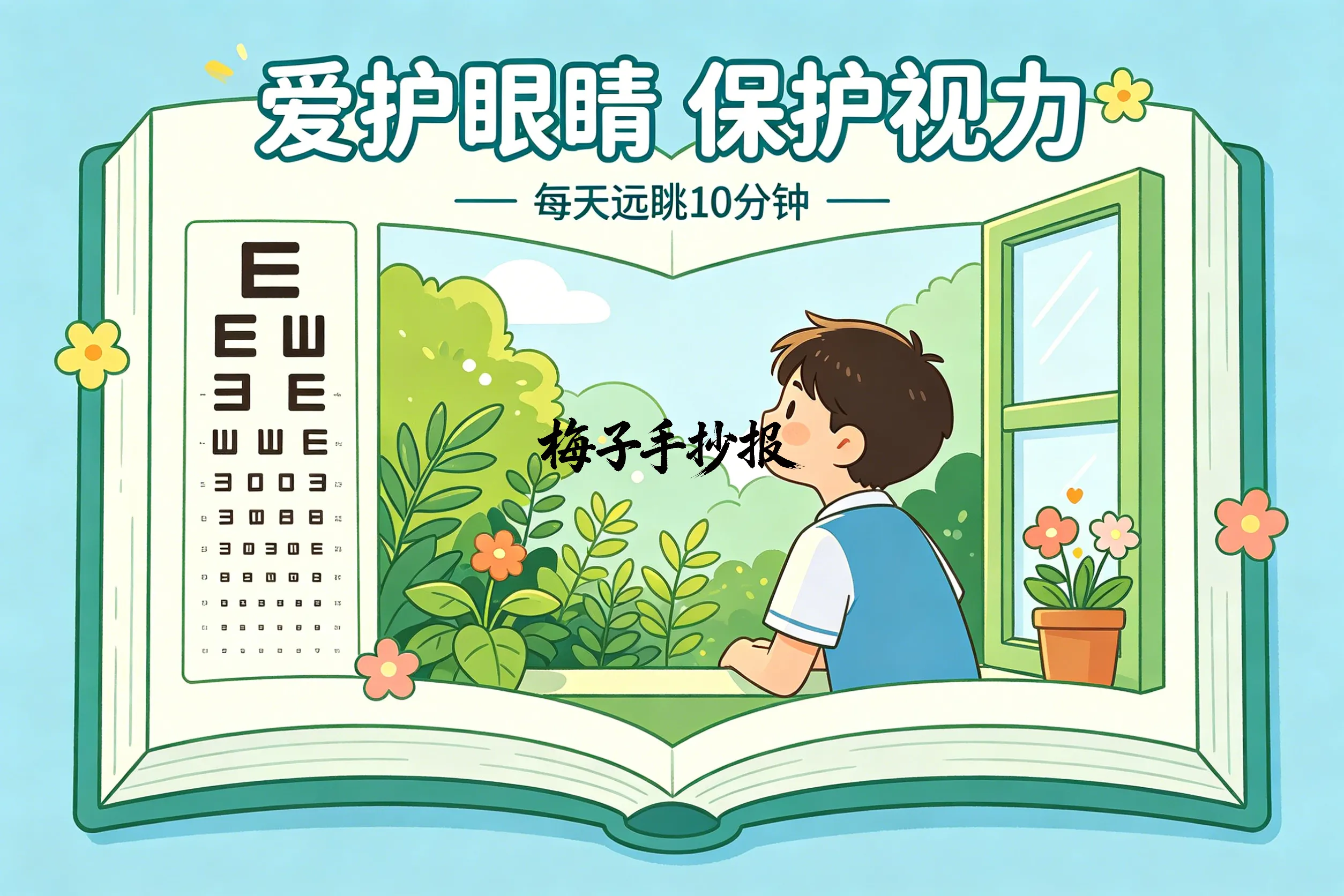 爱眼护眼手抄报