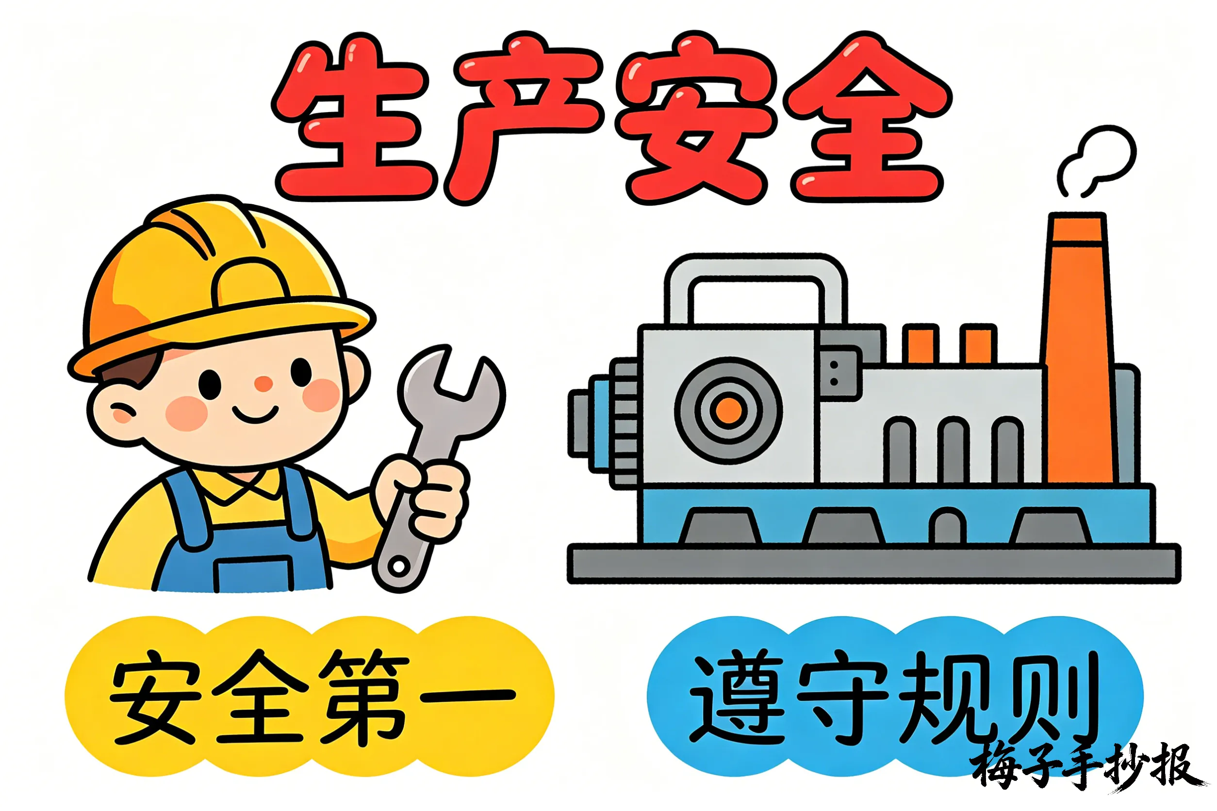安全生产手抄报