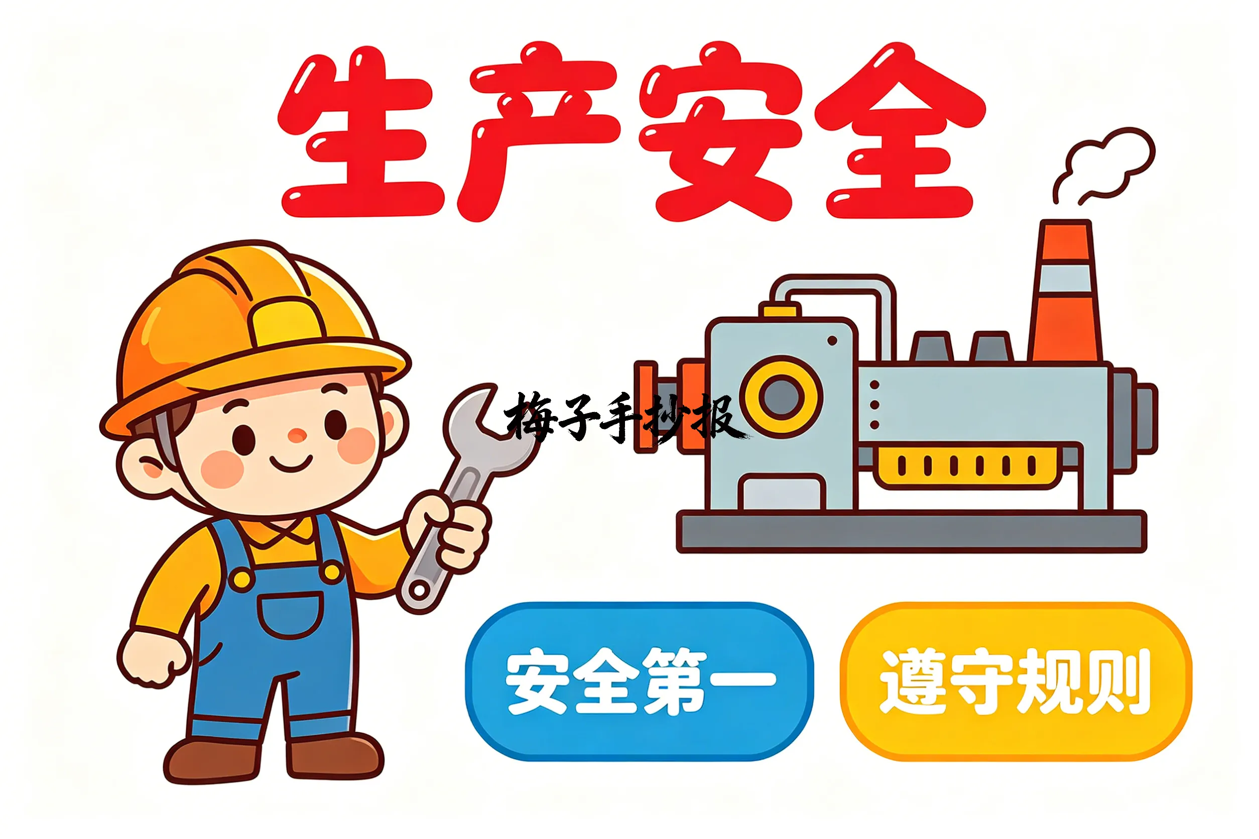 安全生产手抄报
