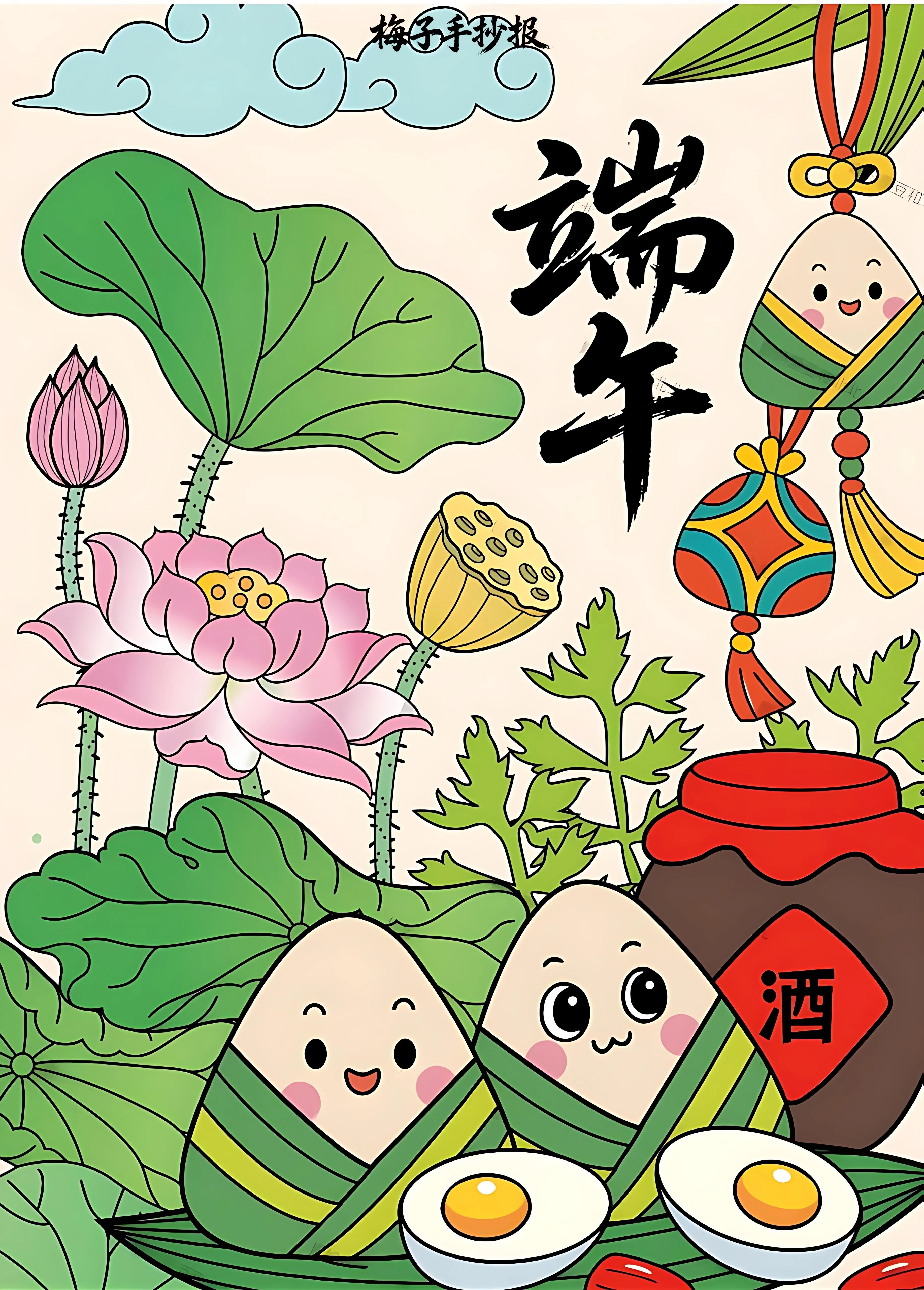 端午节手抄报