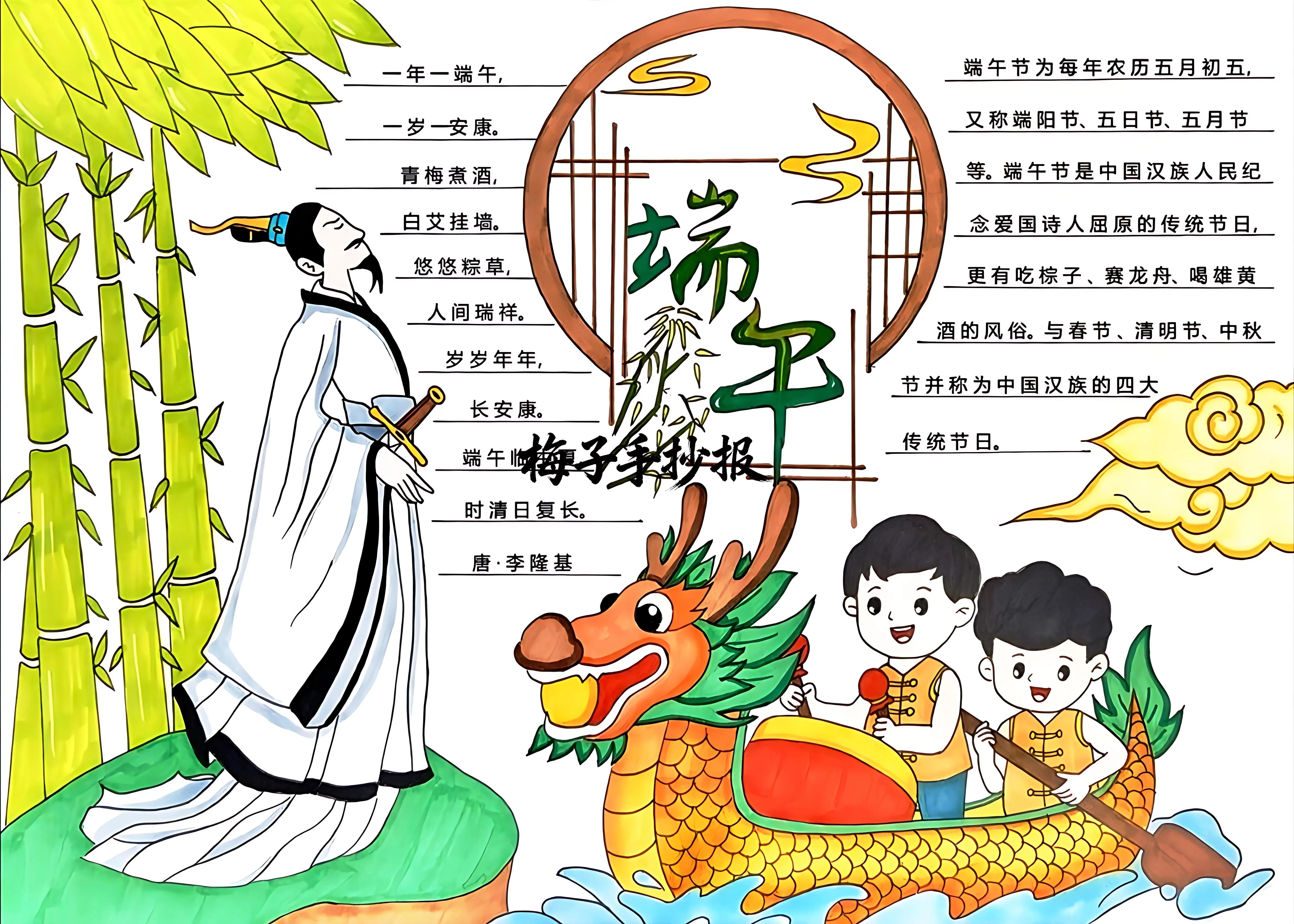 端午节手抄报