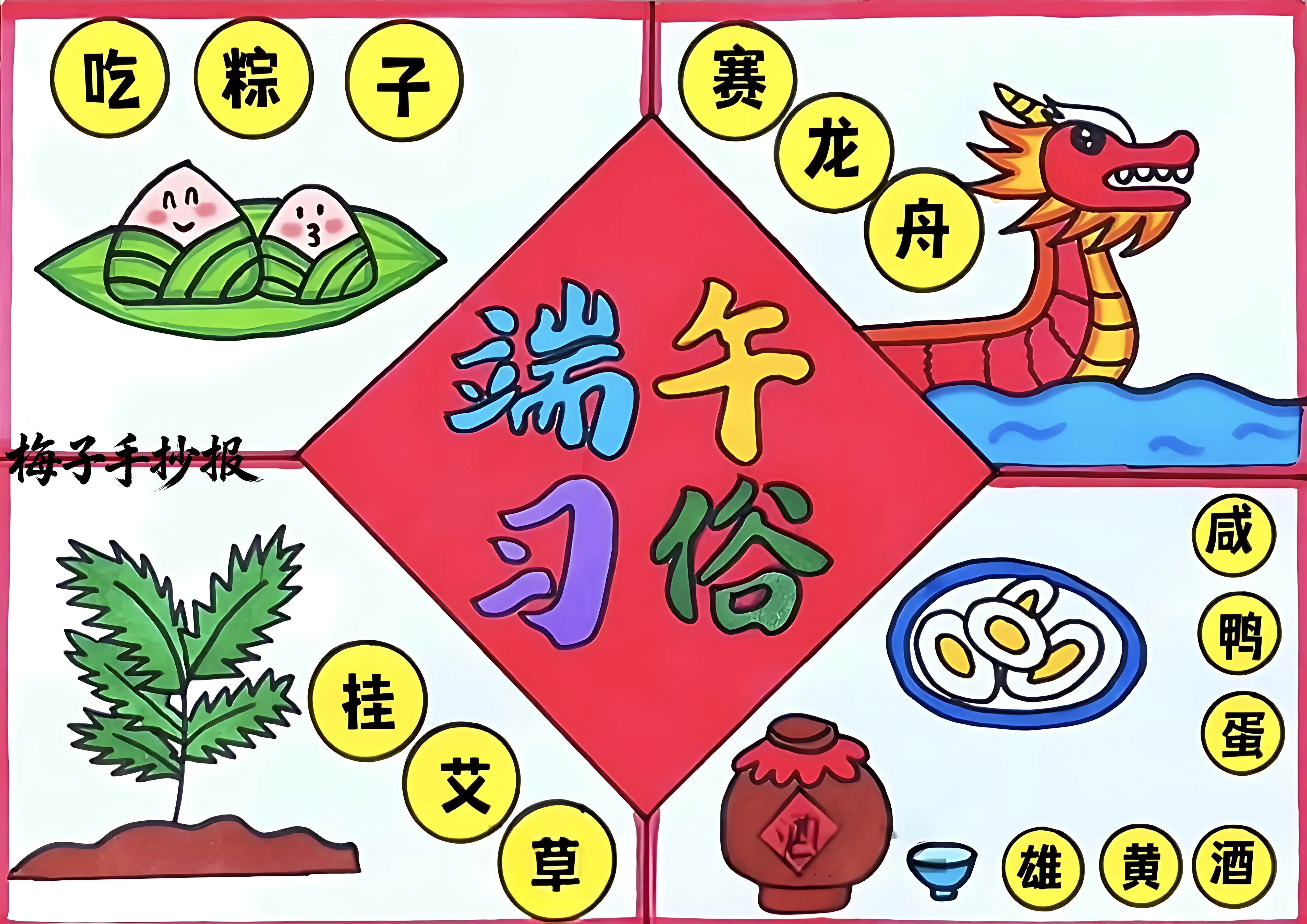 端午节手抄报