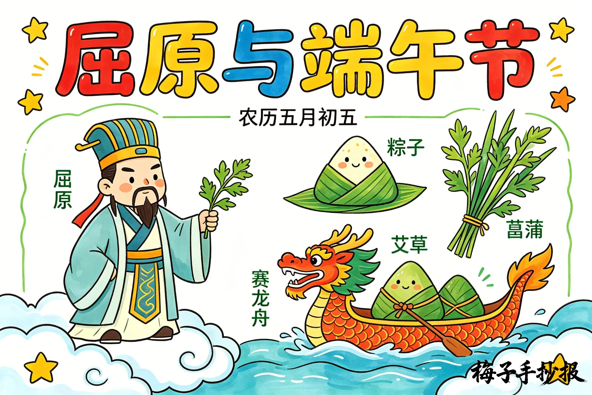 端午节手抄报