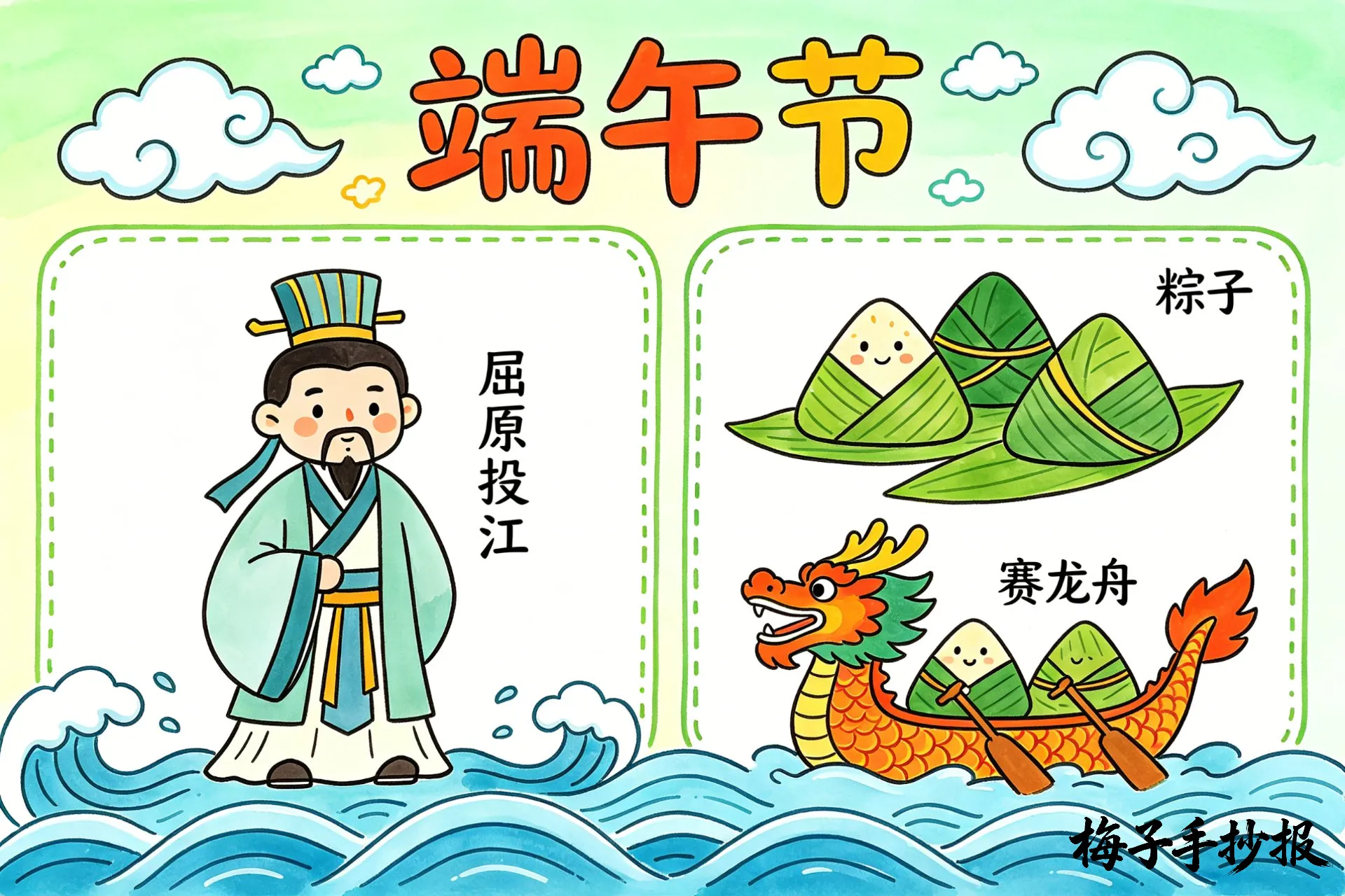 端午节手抄报