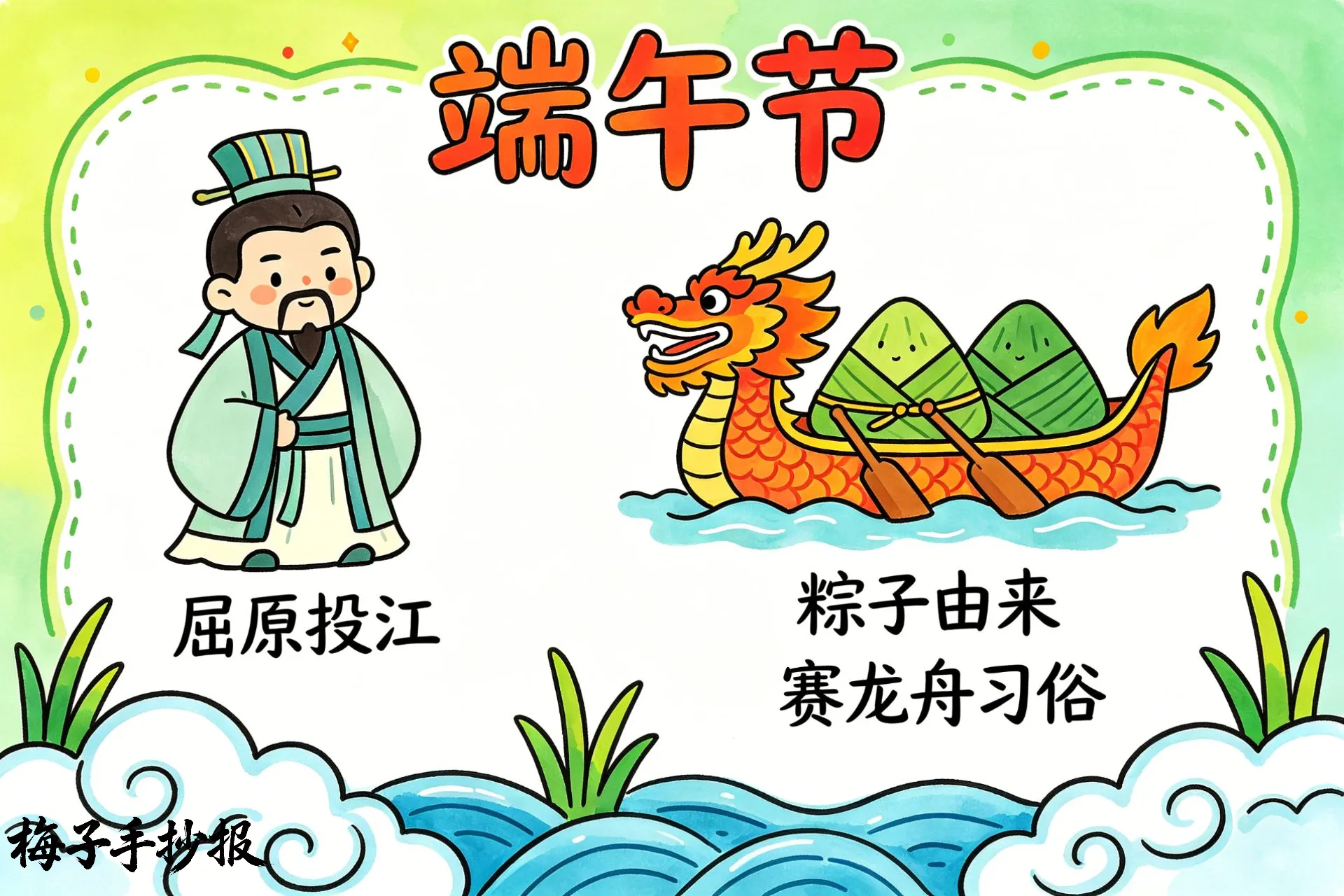 端午节手抄报