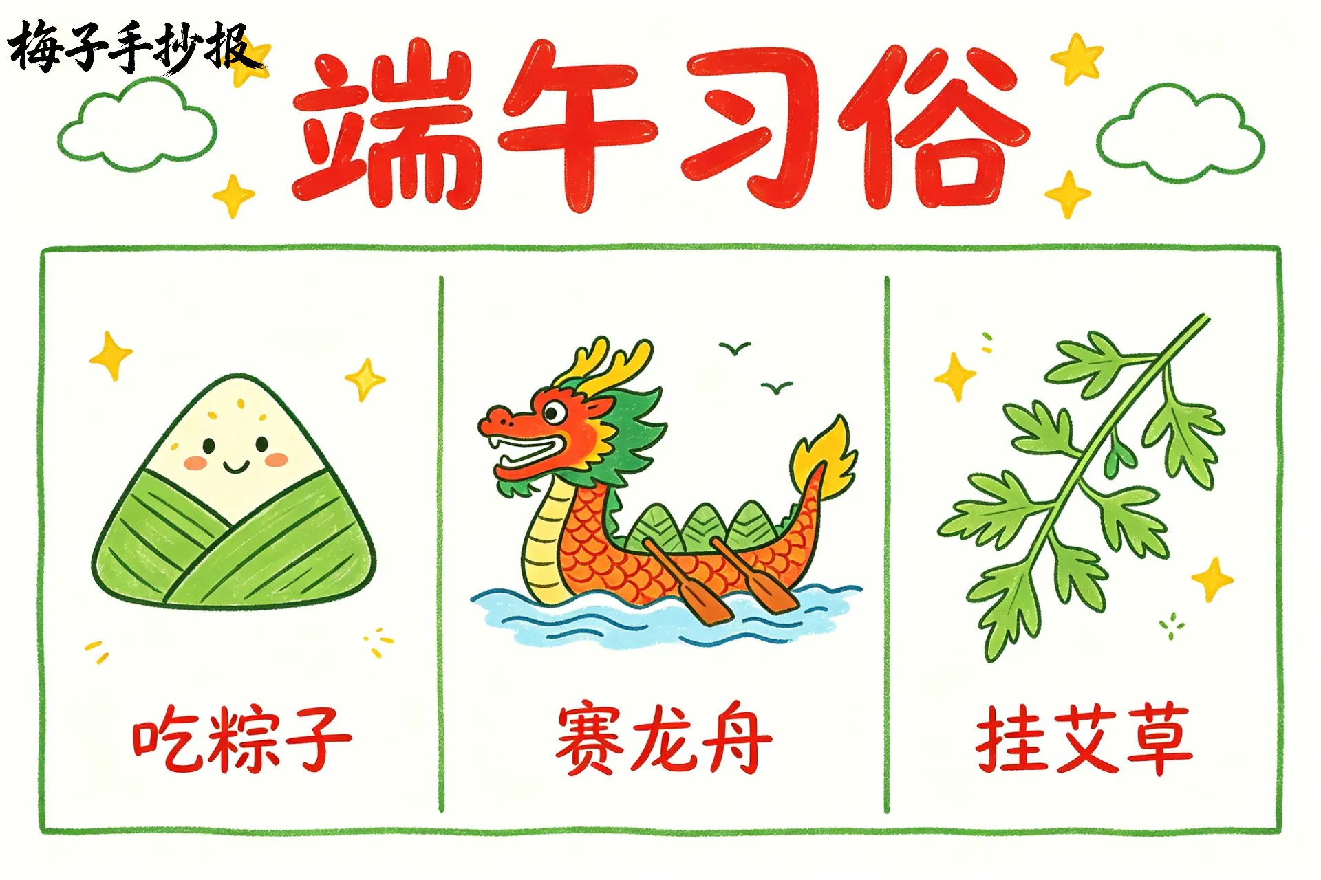 端午节手抄报