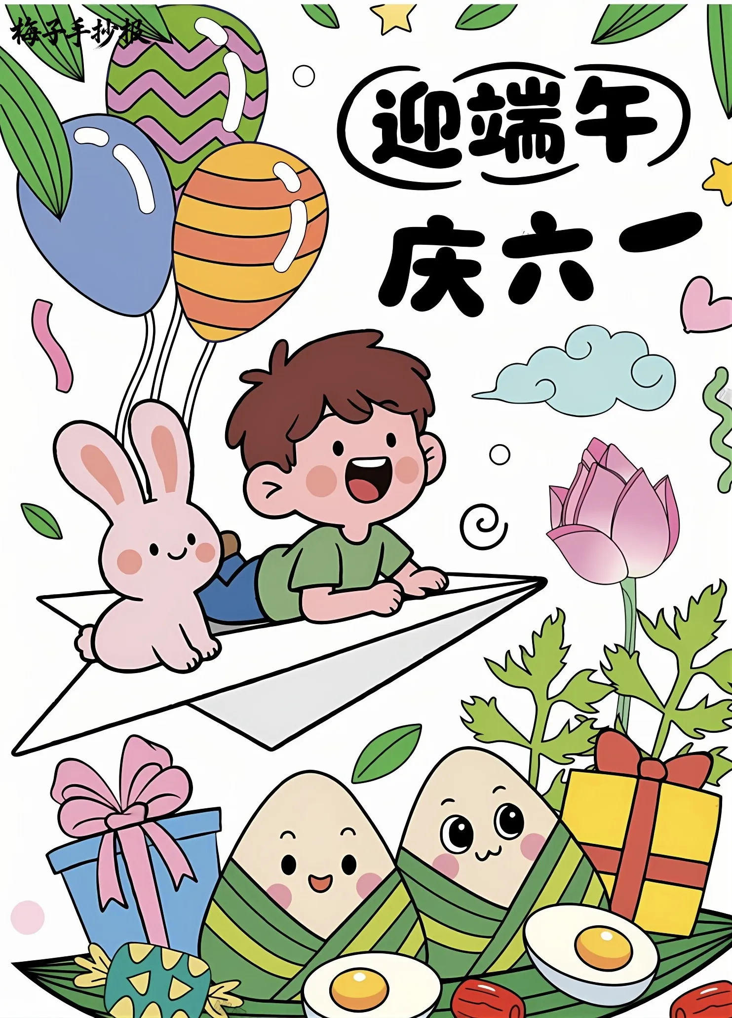 儿童节手抄报