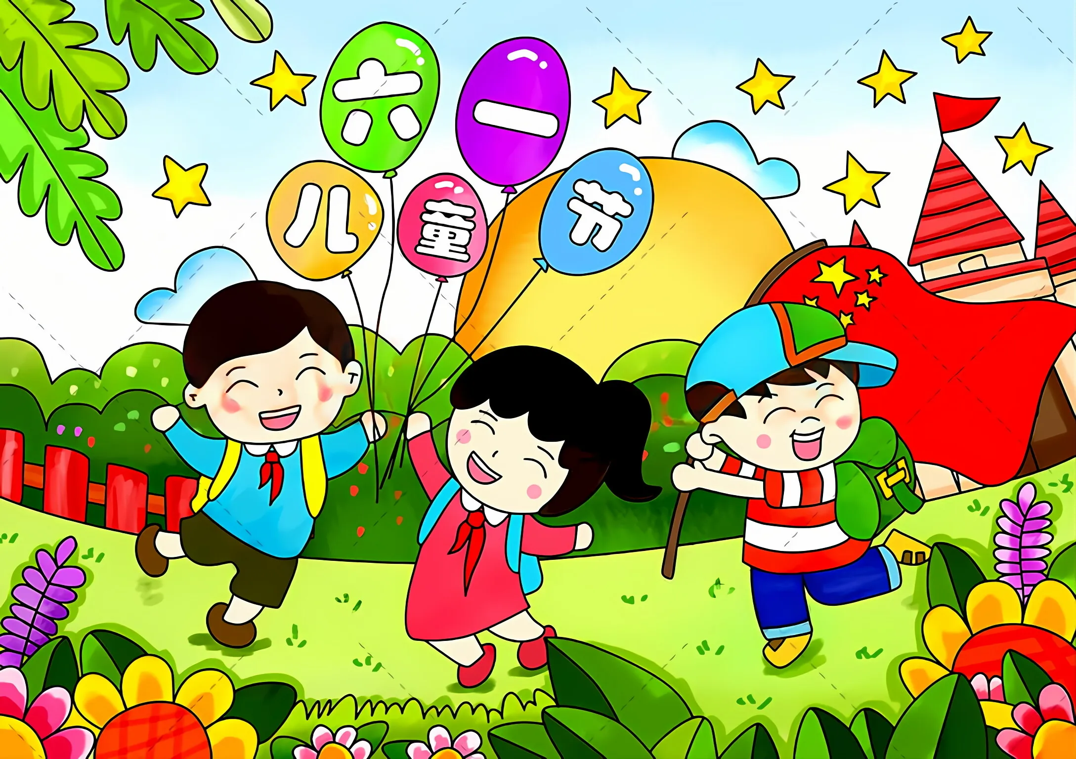 儿童节手抄报