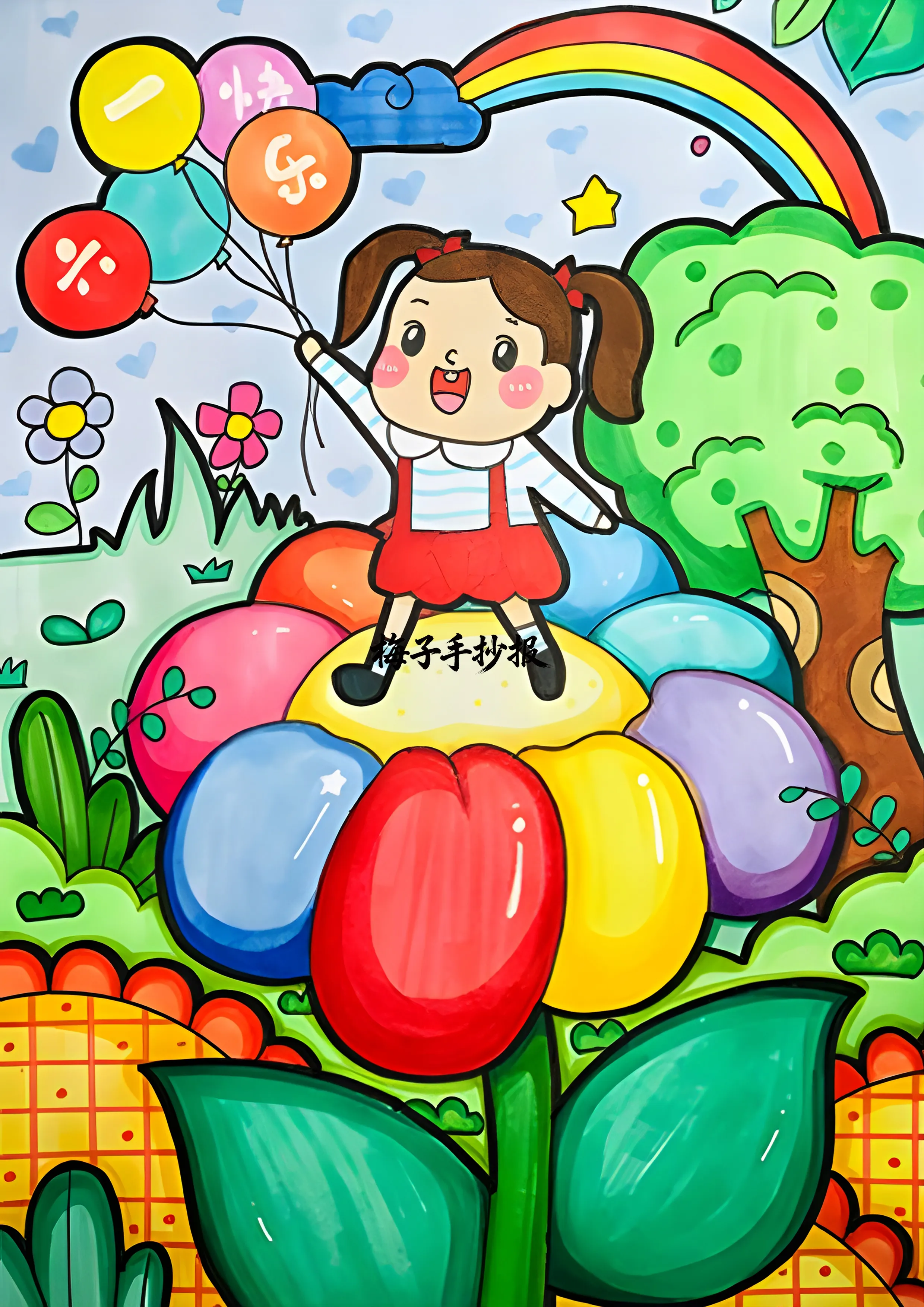 儿童节手抄报