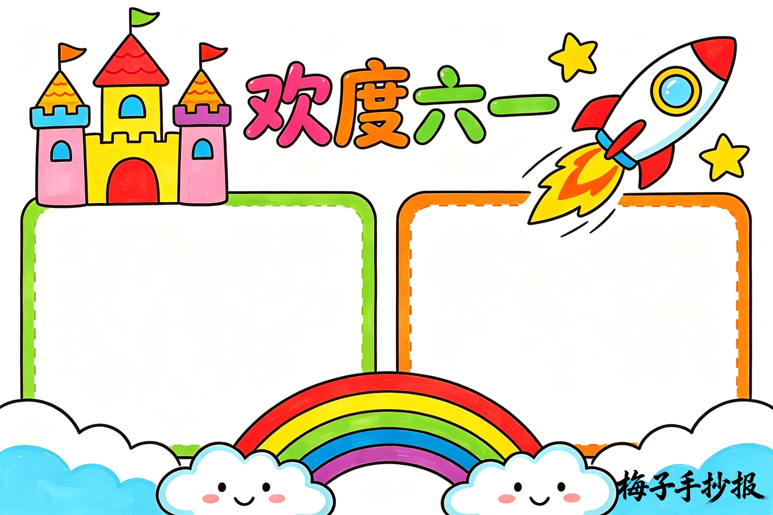 儿童节手抄报