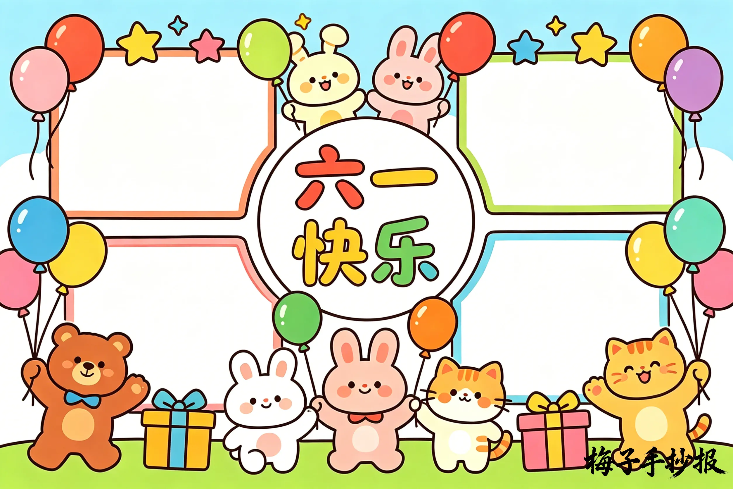 儿童节手抄报
