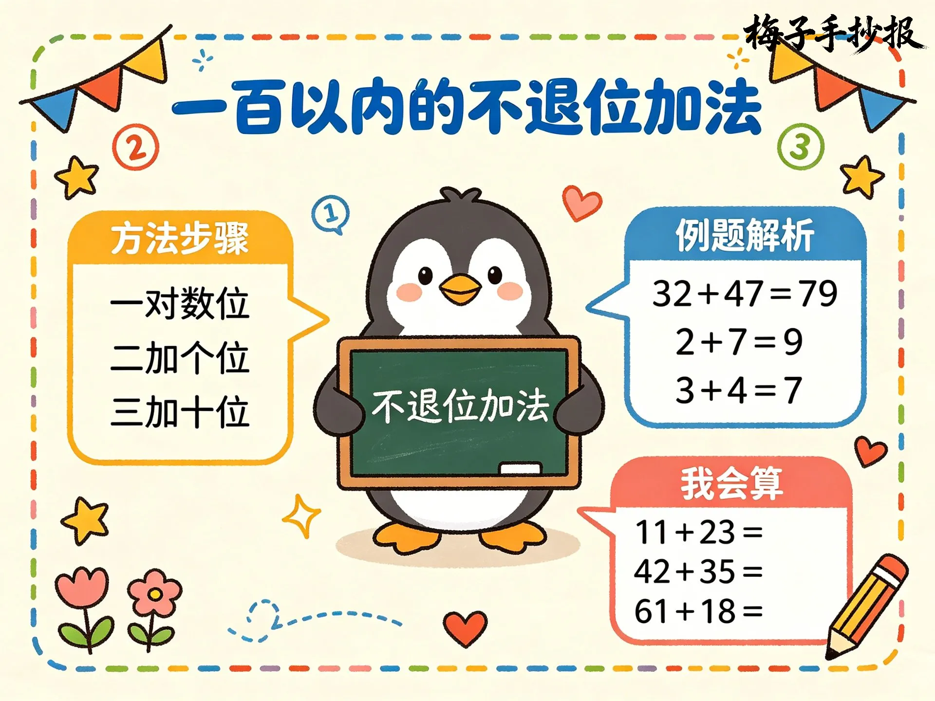加减法手抄报