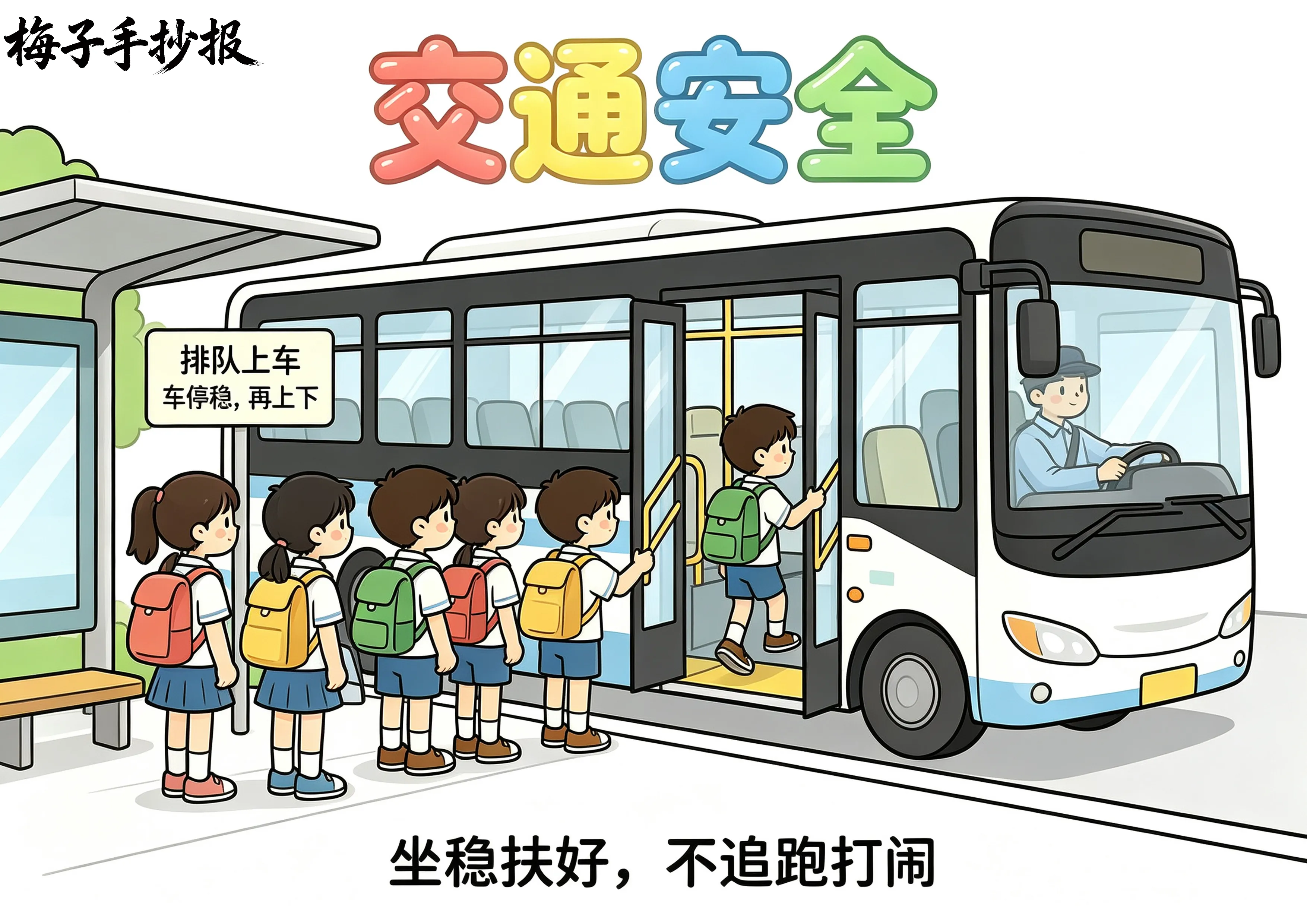 交通安全手抄报