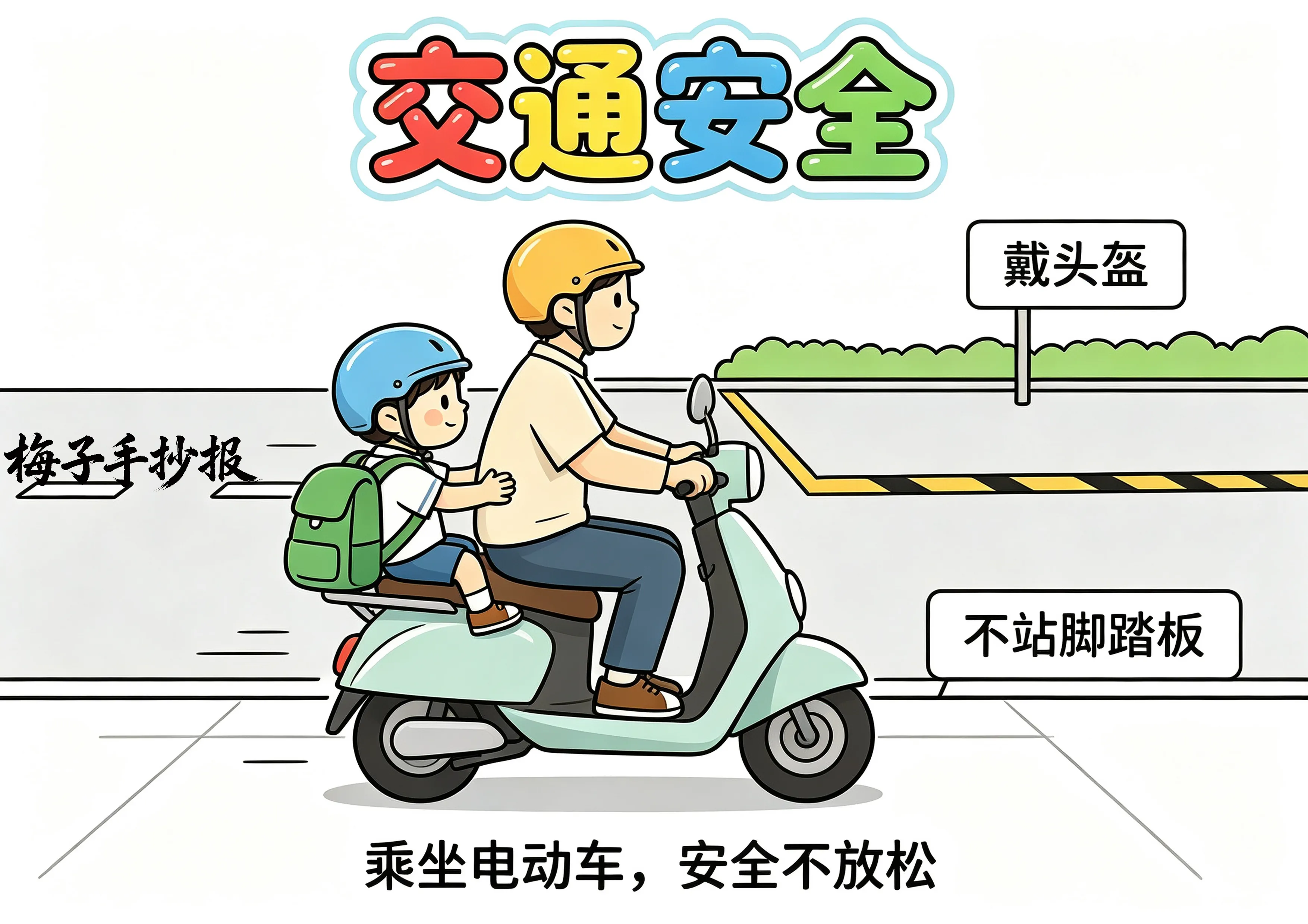 交通安全手抄报