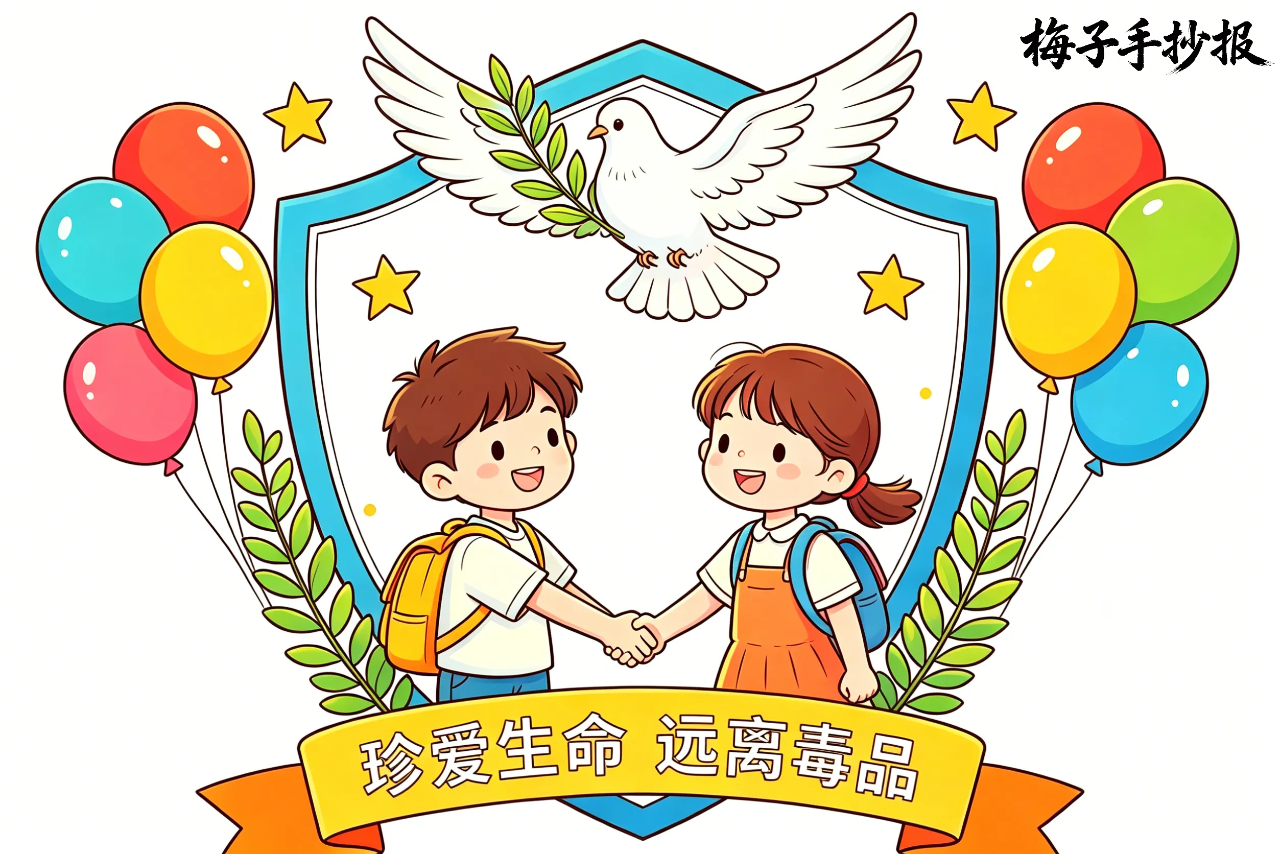 禁毒手抄报