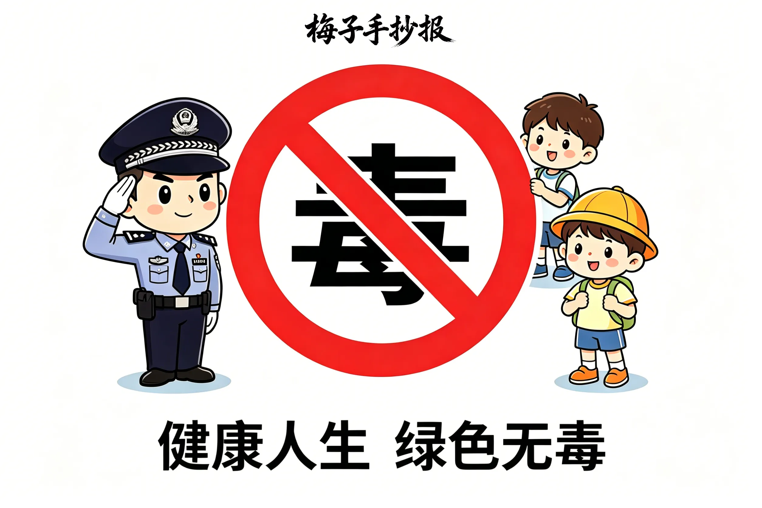 禁毒手抄报