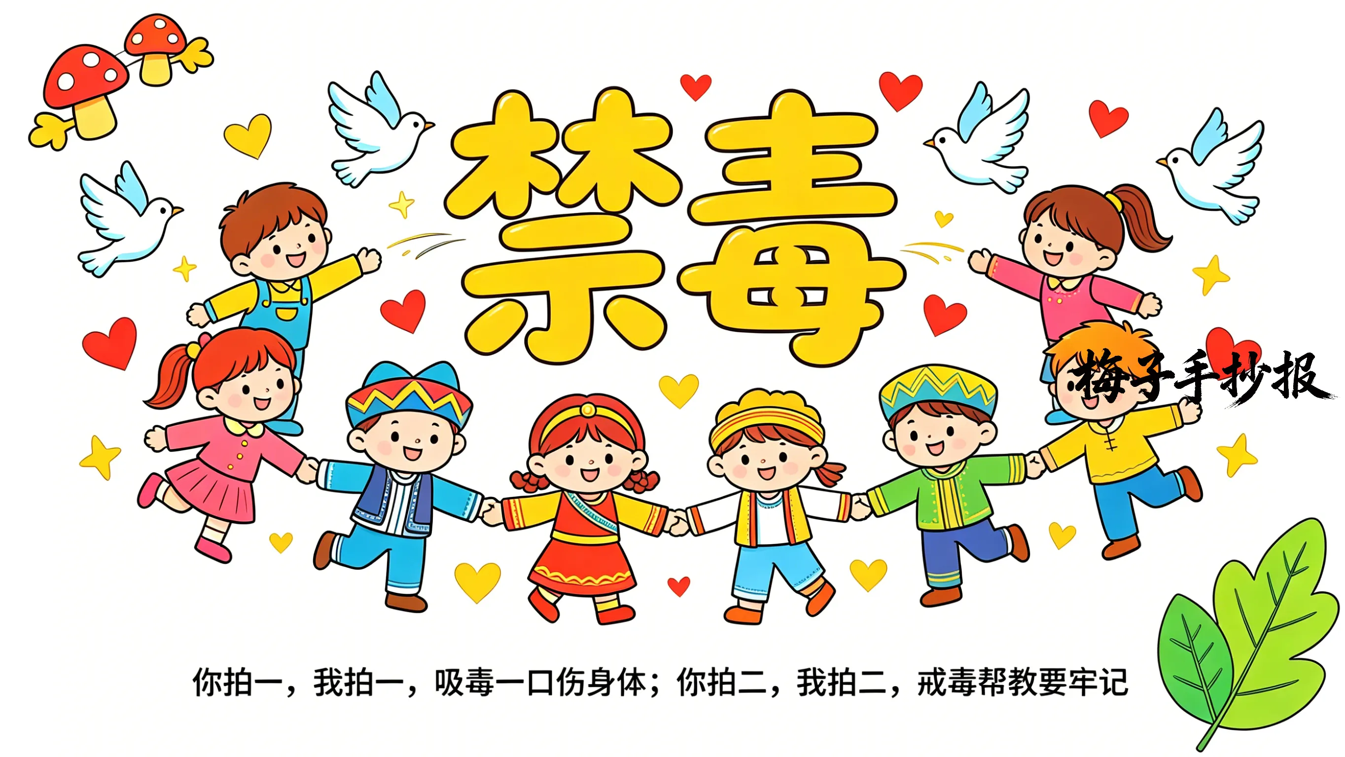 禁毒手抄报