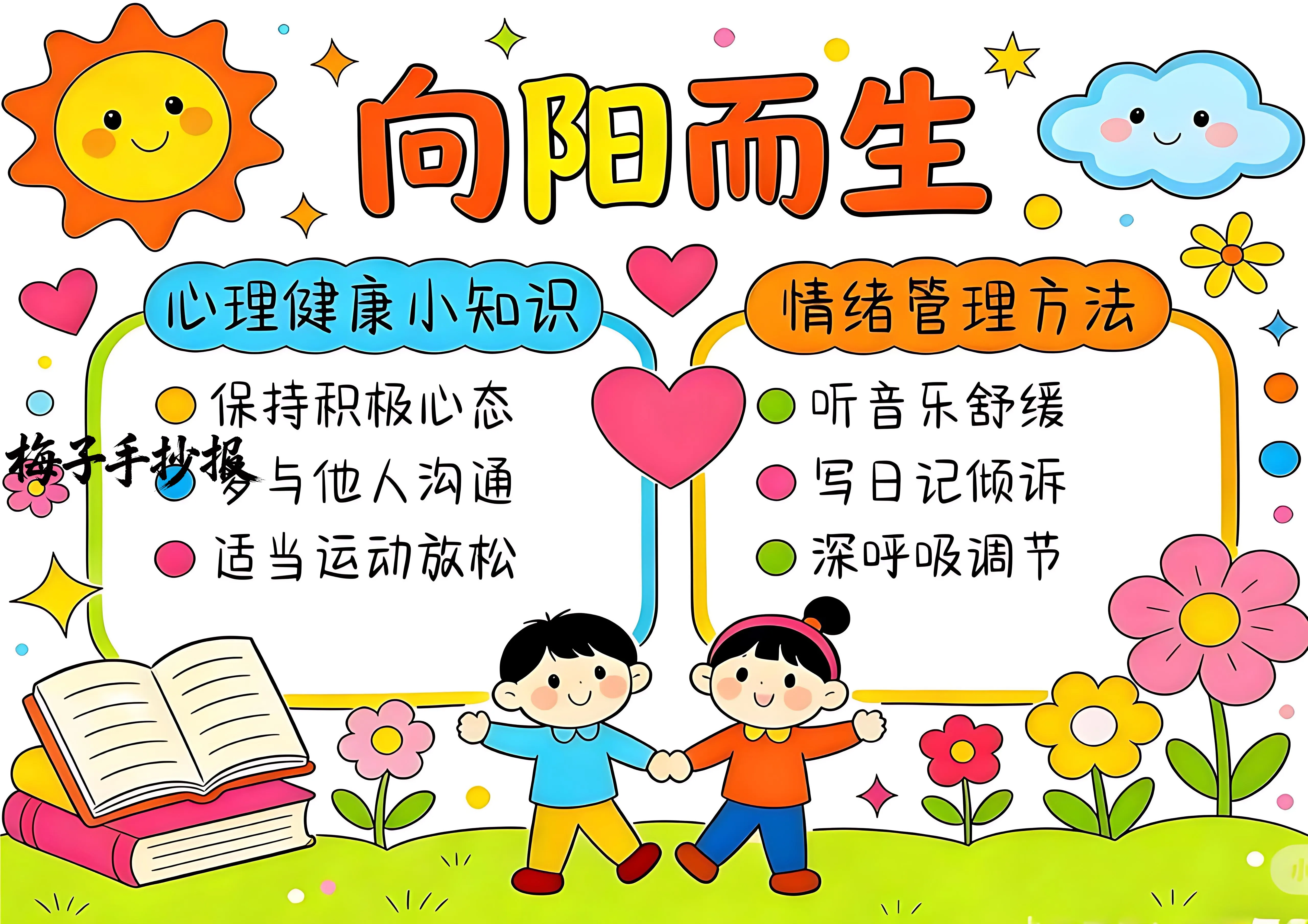 心理健康手抄报