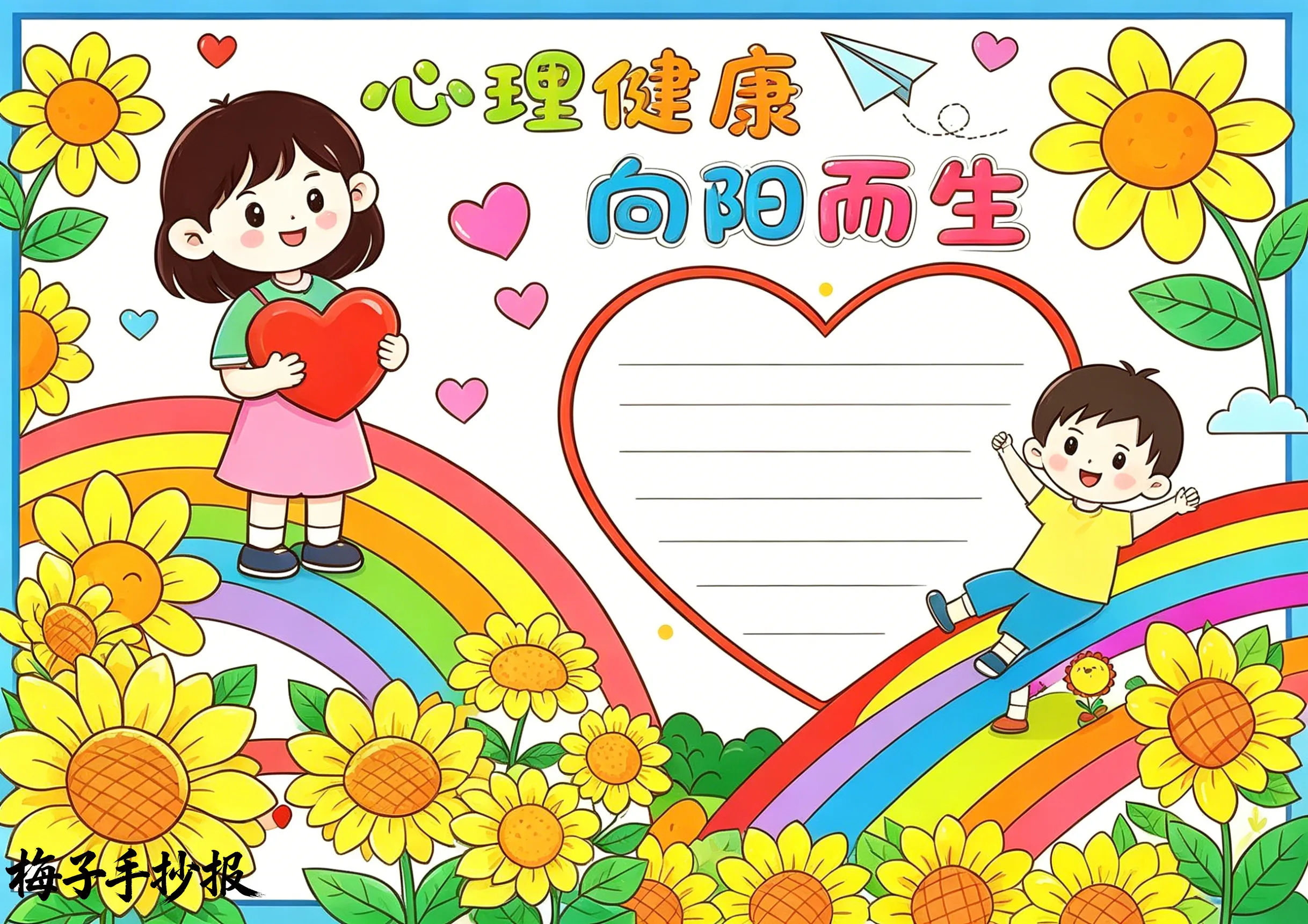 心理健康手抄报