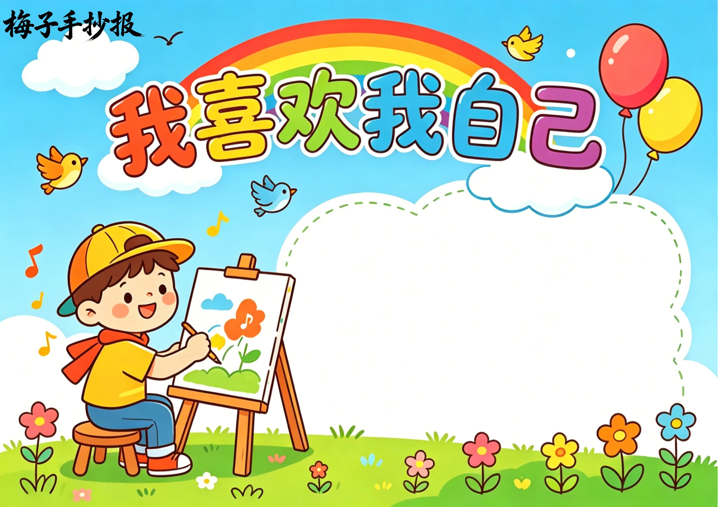 心理健康手抄报